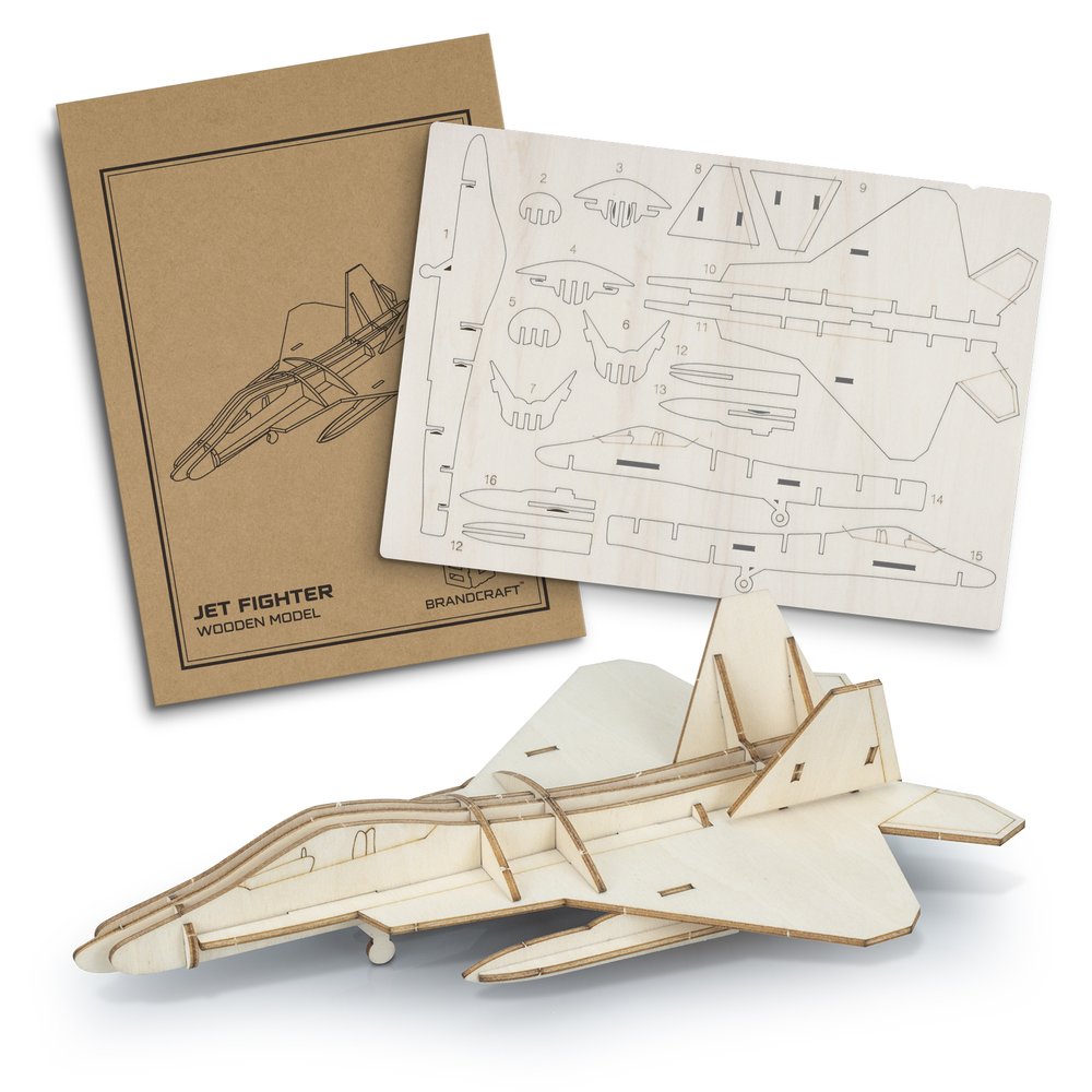 Balsaholz Jet-Fighter Modellbausatz