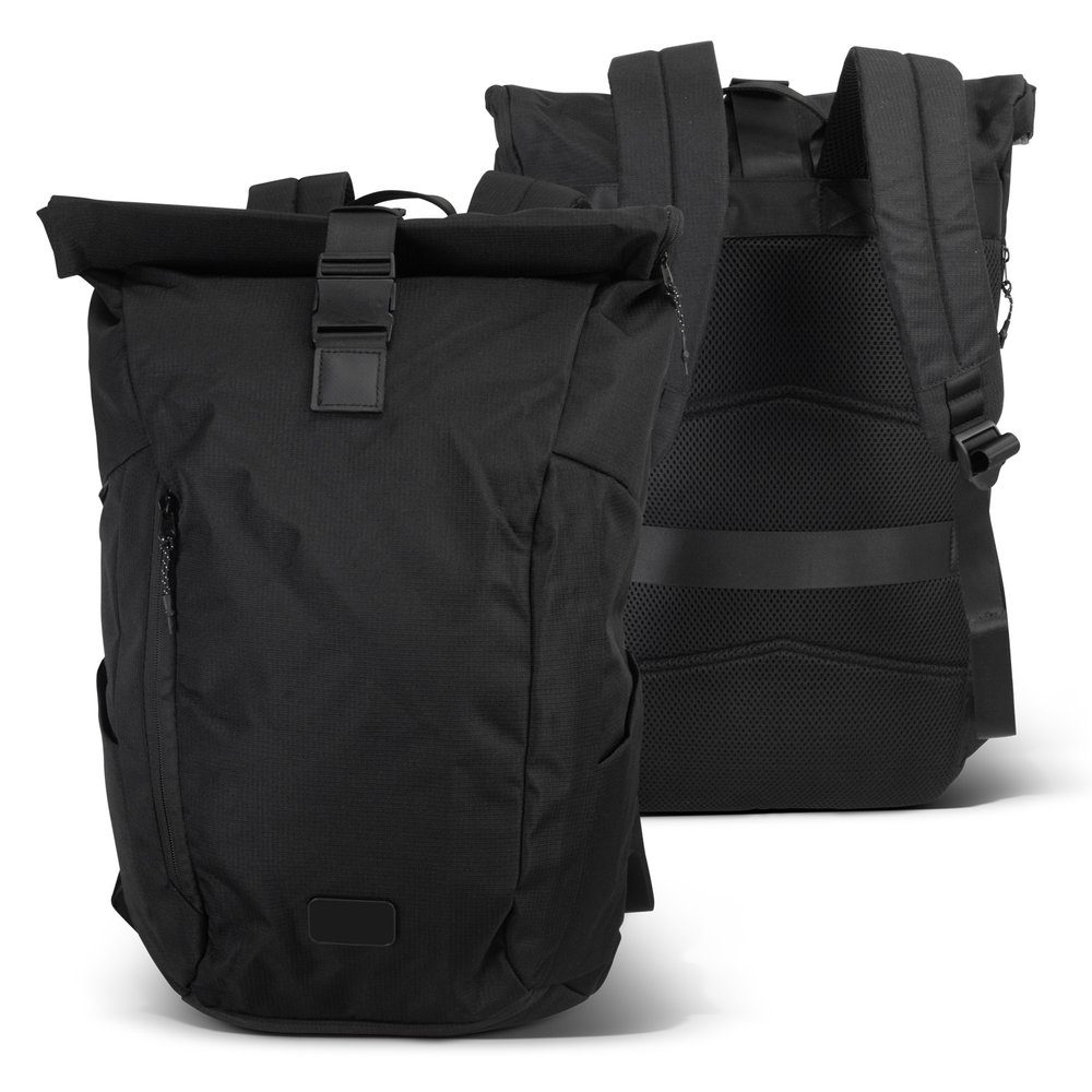 Roll-Top-Laptop-Rucksack aus recyceltem Ozeanplastik