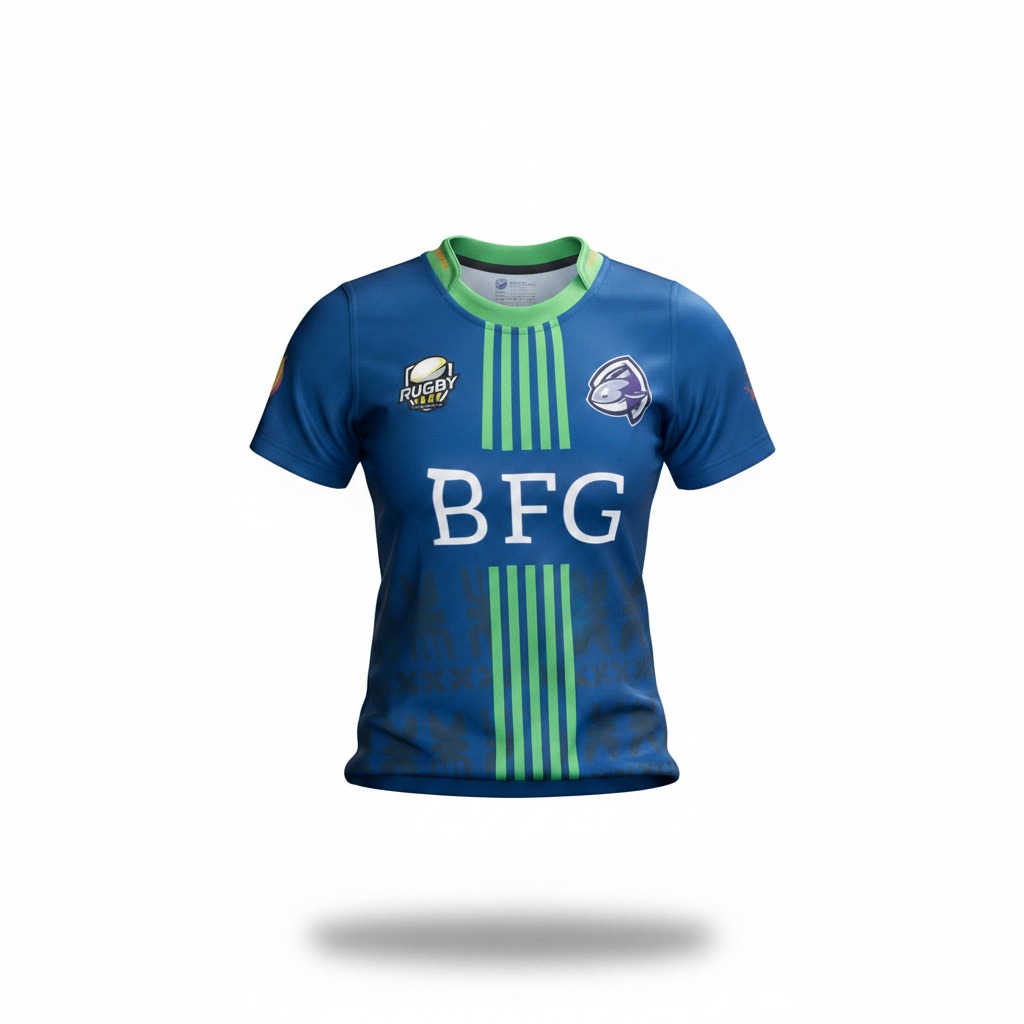 Damen-Sublimations-Rugby-Shirt