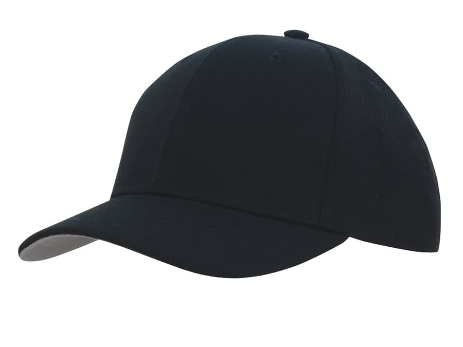 American Twill Cap mit Kontrast-Schirm