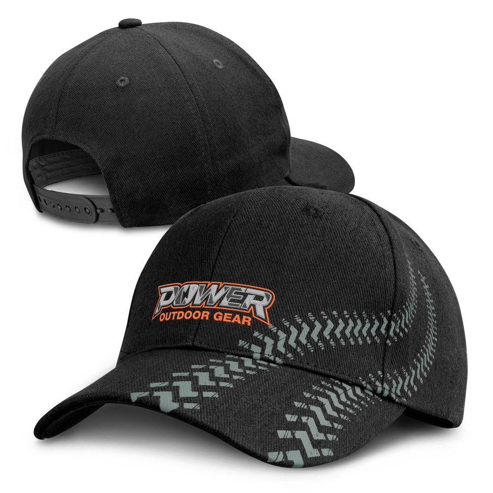 Motorsport Reifenspur-Cap