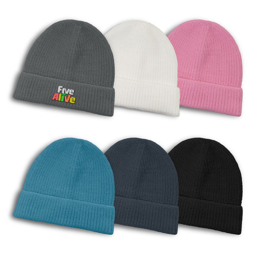 Gemütliche Bürstenstrick-Kinderbeanie