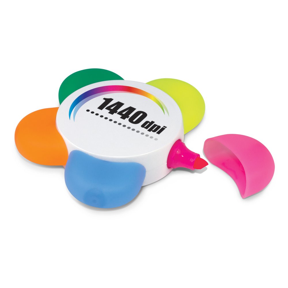 Bloom Fünf-Farben-Textmarker-Set