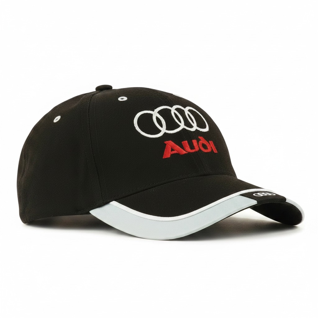 Cap aus gebürsteter Baumwolle mit Reflektor