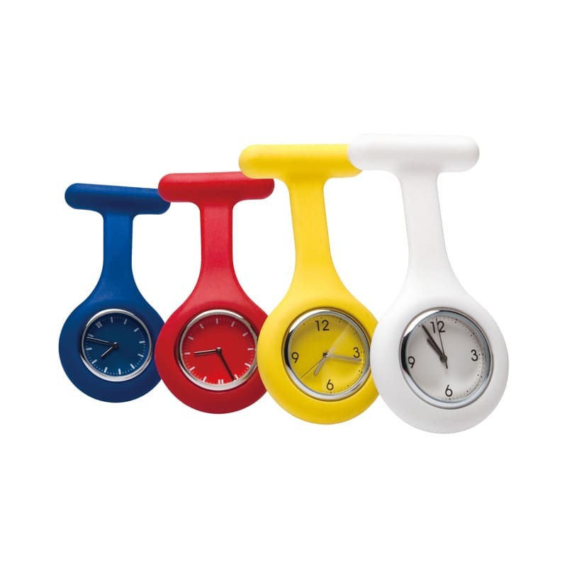 Nurses Watch II — Ansteck-Uhr aus Silikon