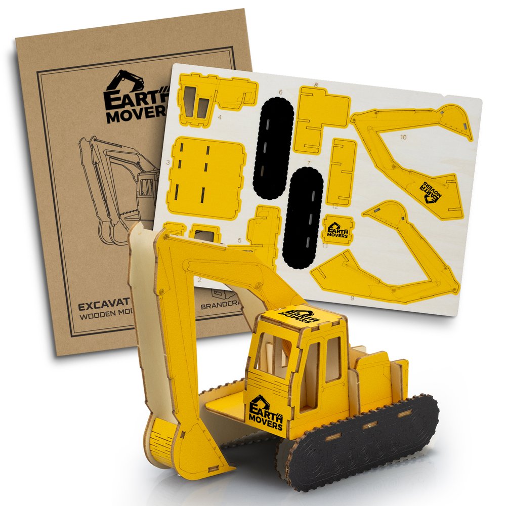 BRANDCRAFT Holzmodellbausatz mit Digitaldruck