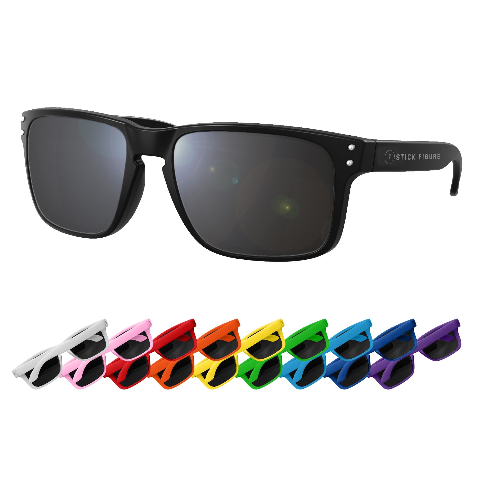 Geo RPET Sonnenbrille — Recycelter Rahmen, Spiegelglas
