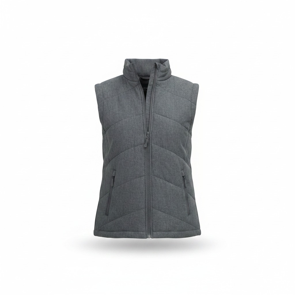 Newport Chevron Damen-Steppweste aus Recyceltem Polyester