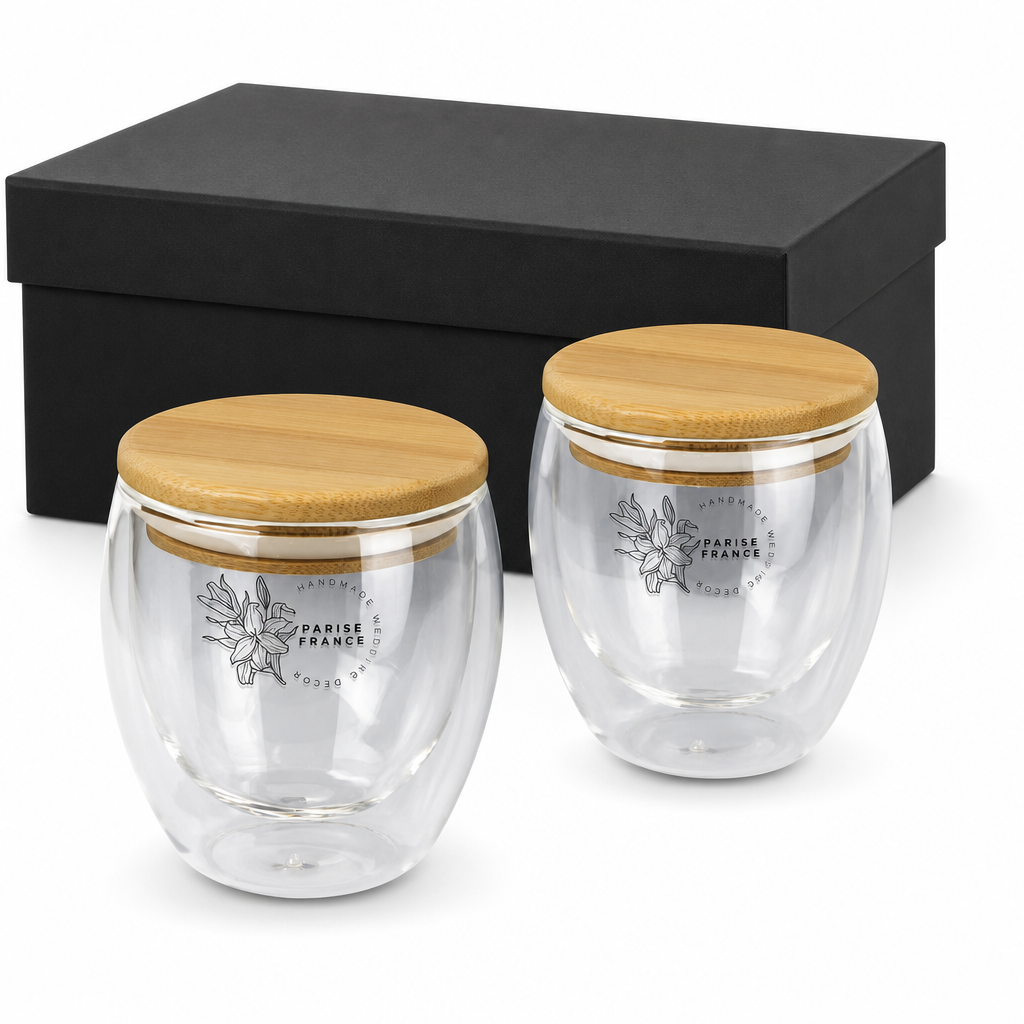 Azzurra Doppelwand-Glas-Set 250ml
