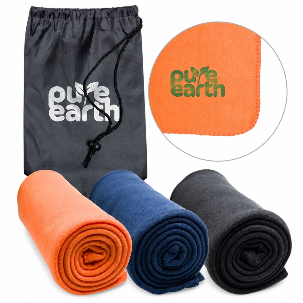 Polar Decke aus recyceltem RPET-Fleece