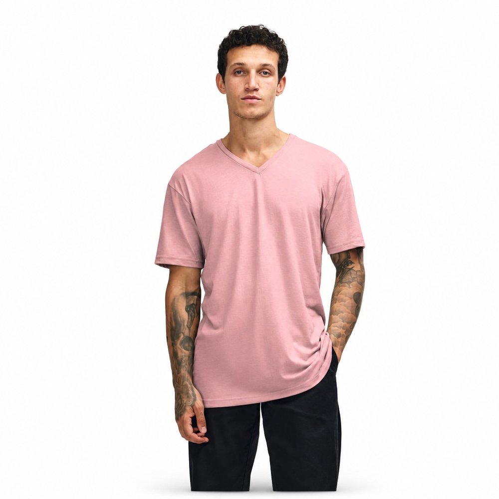 American Apparel CVC Unisex V-Ausschnitt T-Shirt