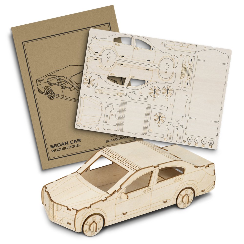 BRANDCRAFT Balsaholz-Limousinen-Modellbausatz