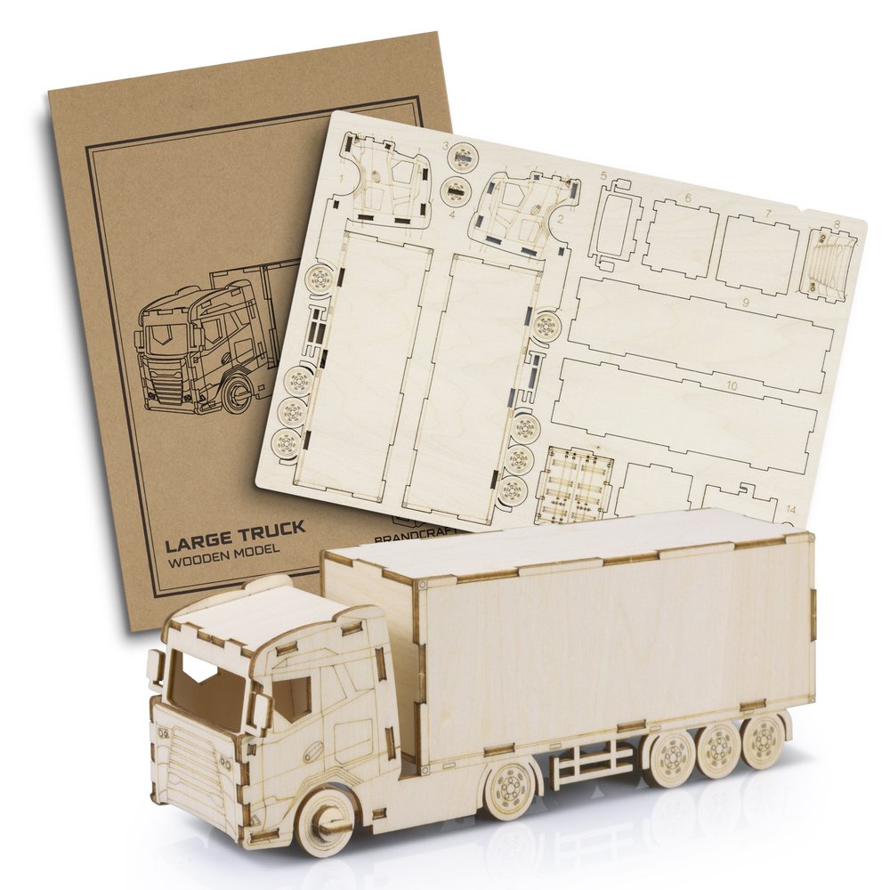 Lindenholz Lkw-Modellbausatz