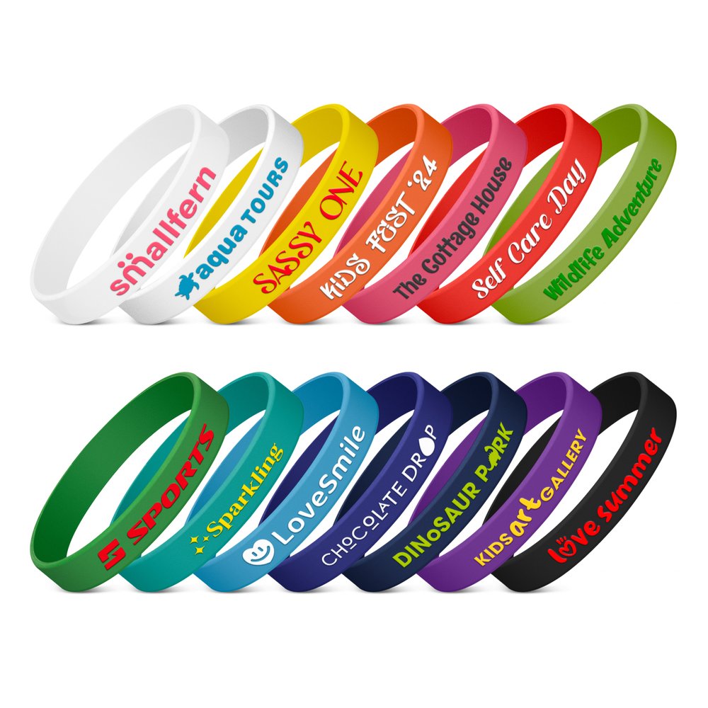 Geprägte Silikon-Awareness-Armbänder
