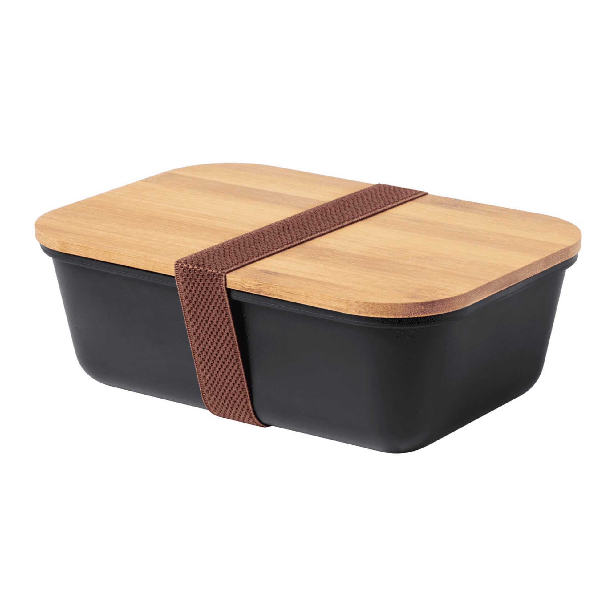 Lunchbox aus Weizenstroh mit Bambusdeckel