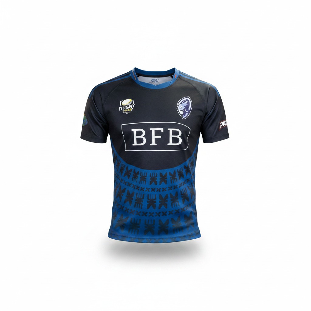Herren-Rugby-Performance-Trikot mit Sublimationsdruck