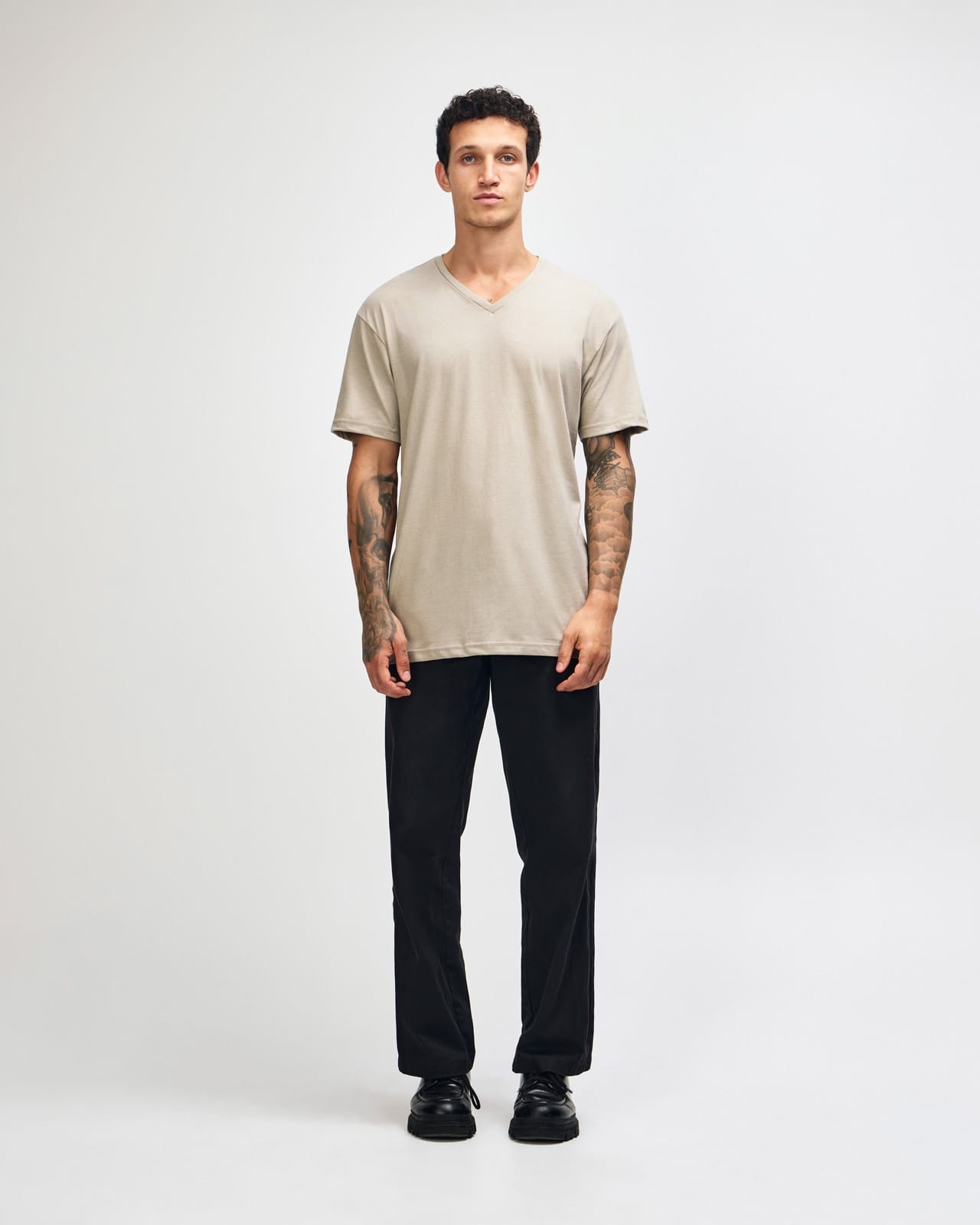 American Apparel CVC Unisex V-Ausschnitt T-Shirt