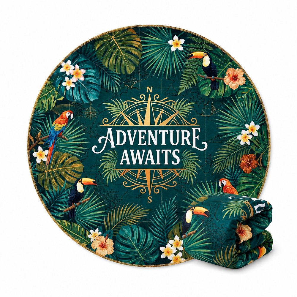 Bronte Runde Strandtuch 150cm sublimiert