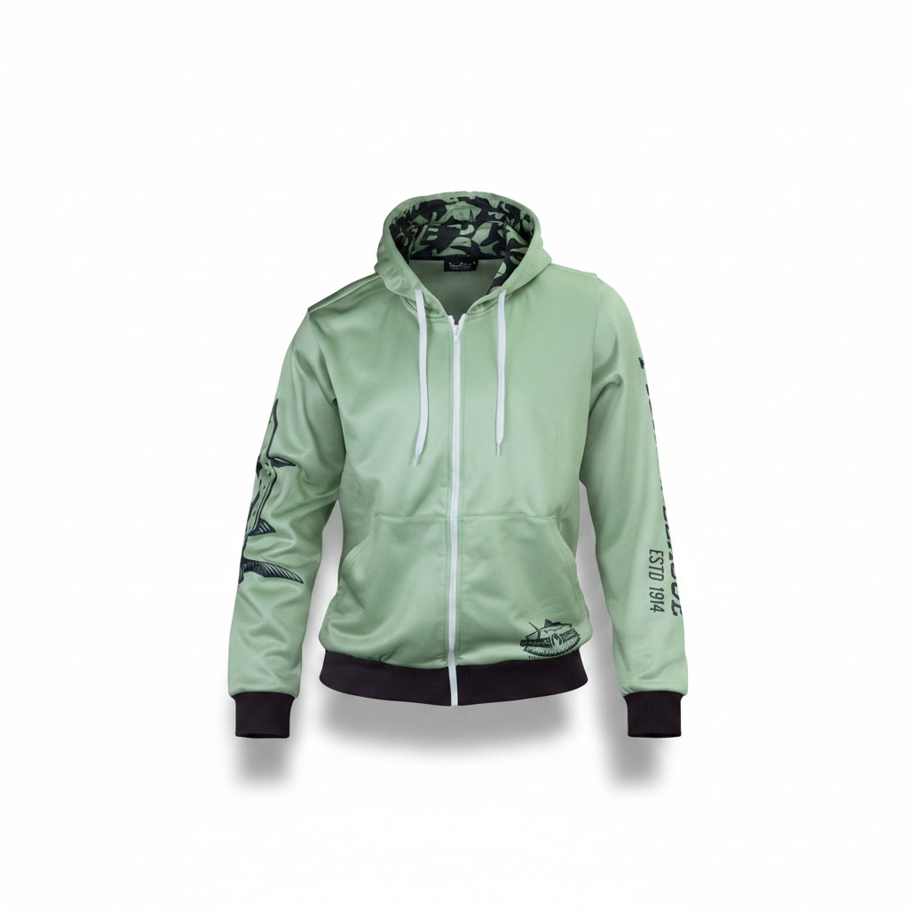 Gefütterte Fleece-Full-Zip-Hoodie für Damen