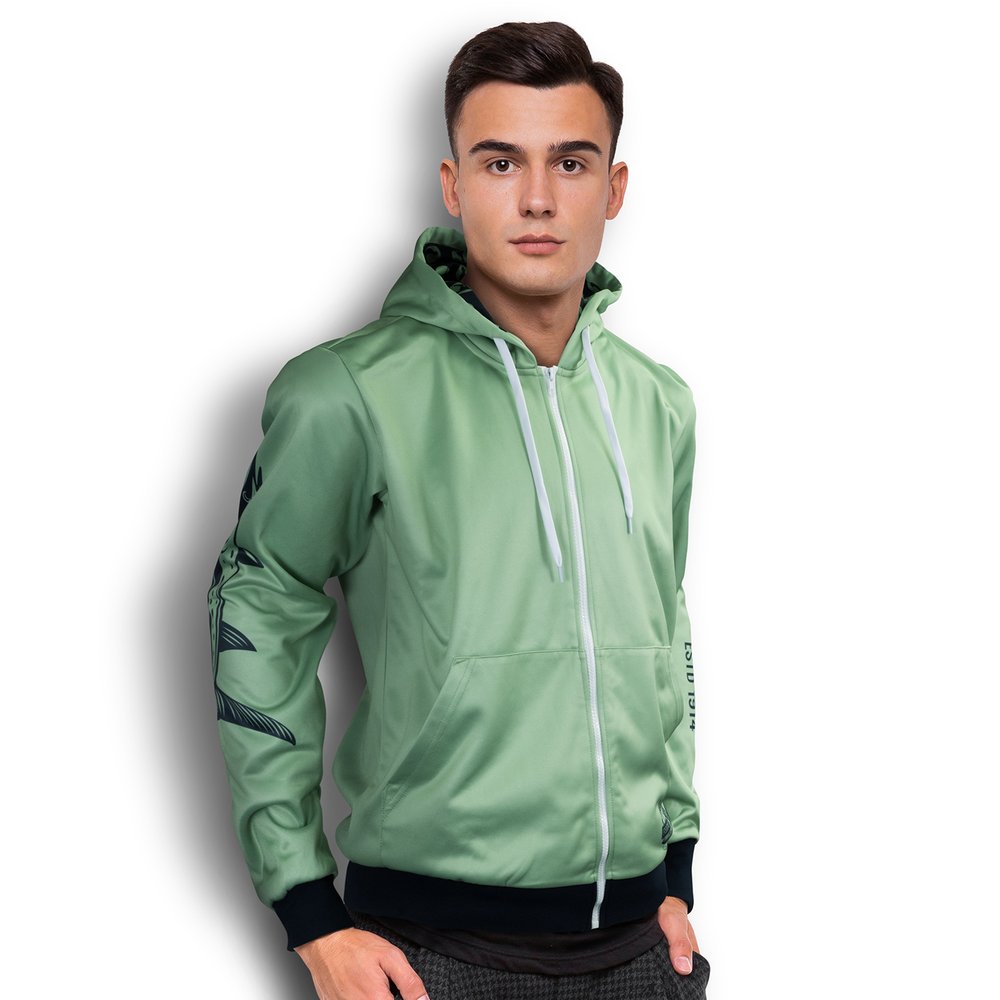 Herren Full-Zip Fleece-Hoodie