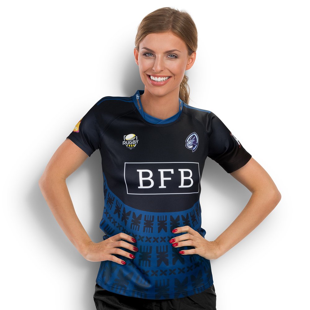 Damen-Rugby-Performance-Shirt aus Interlock