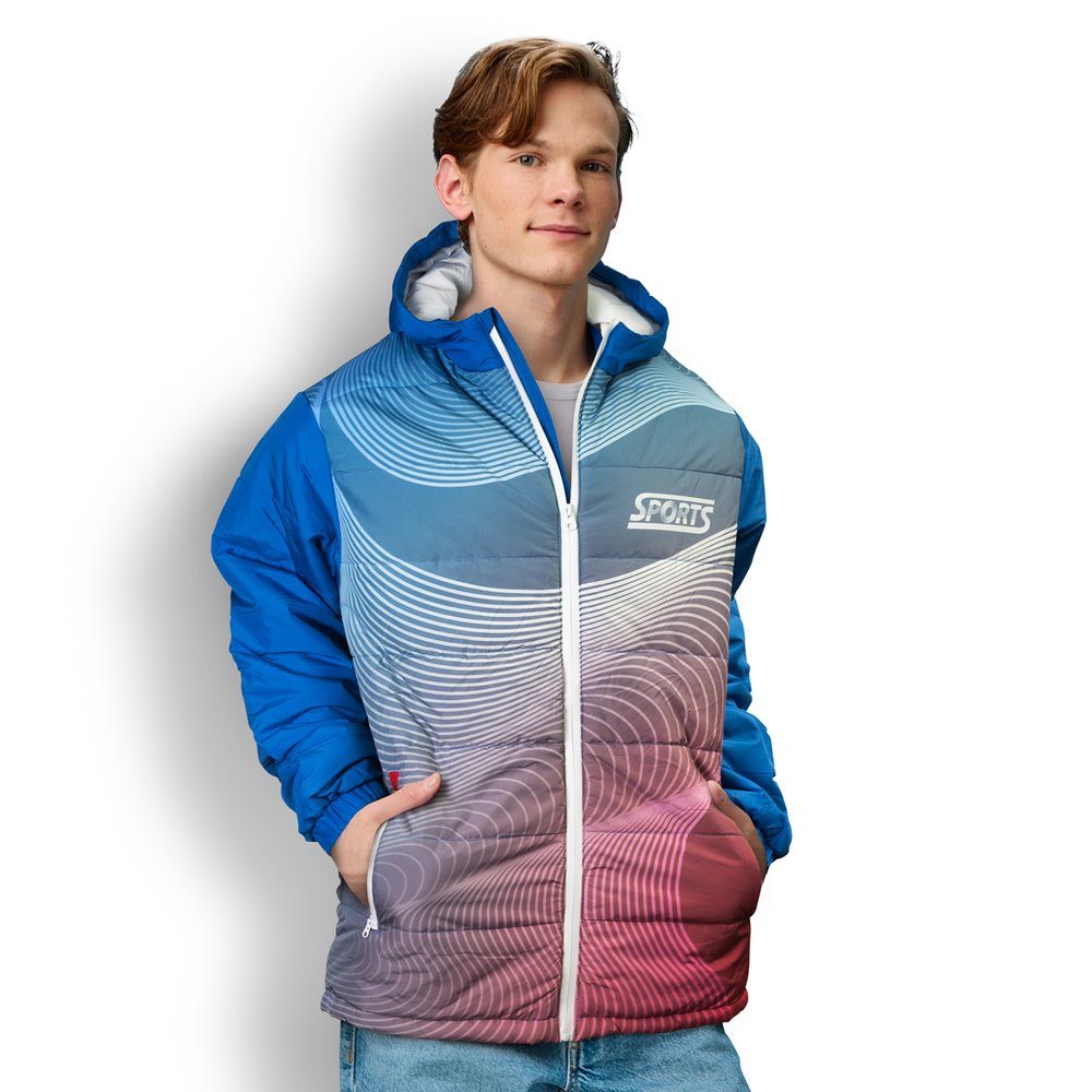 Steppjacke mit Sublimationsdruck